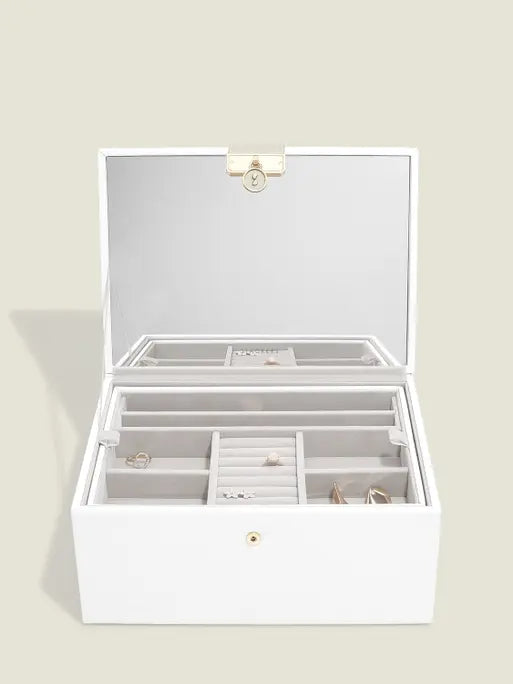 Stackers Luxe Klassieke Juwelendoos Wit