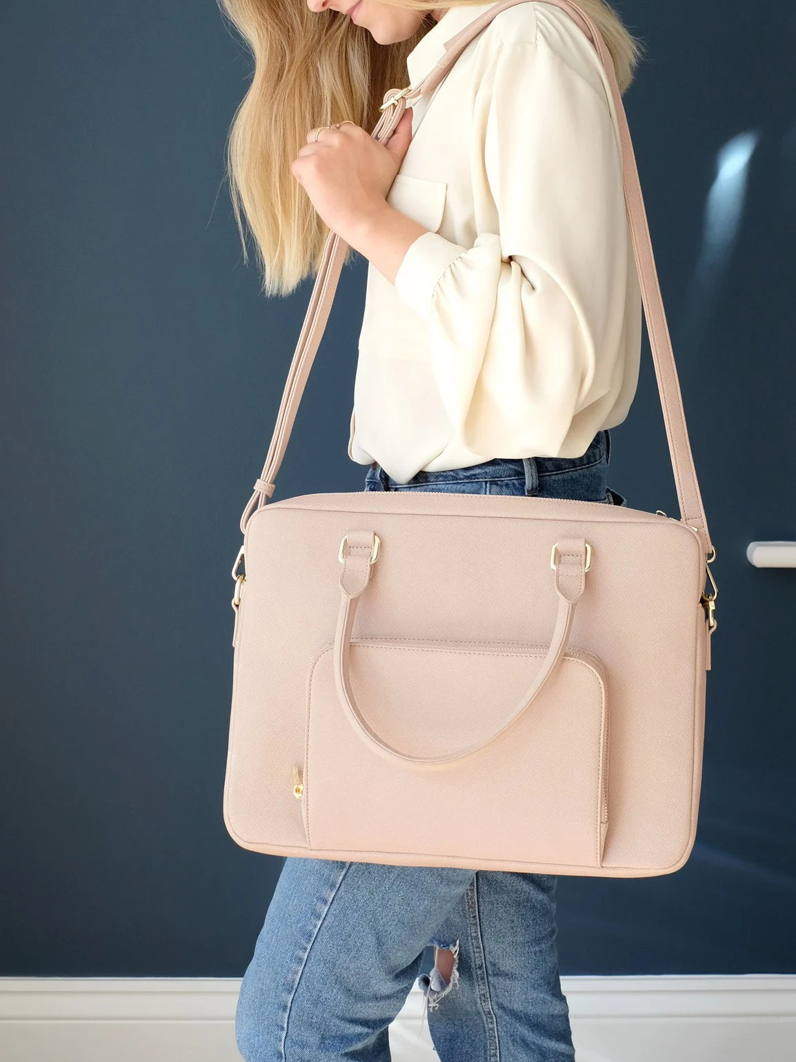 Stackers Laptoptas Roze