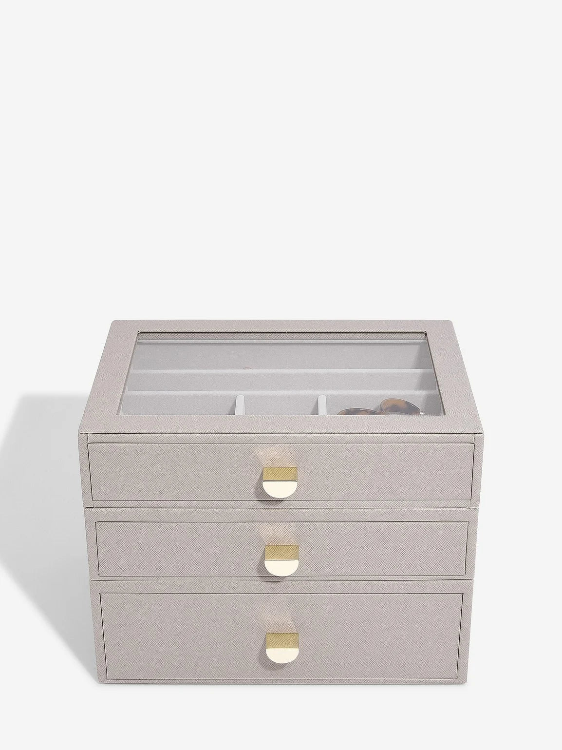 Stackers Klassieke Display Juwelendoos Set van 3 Taupe