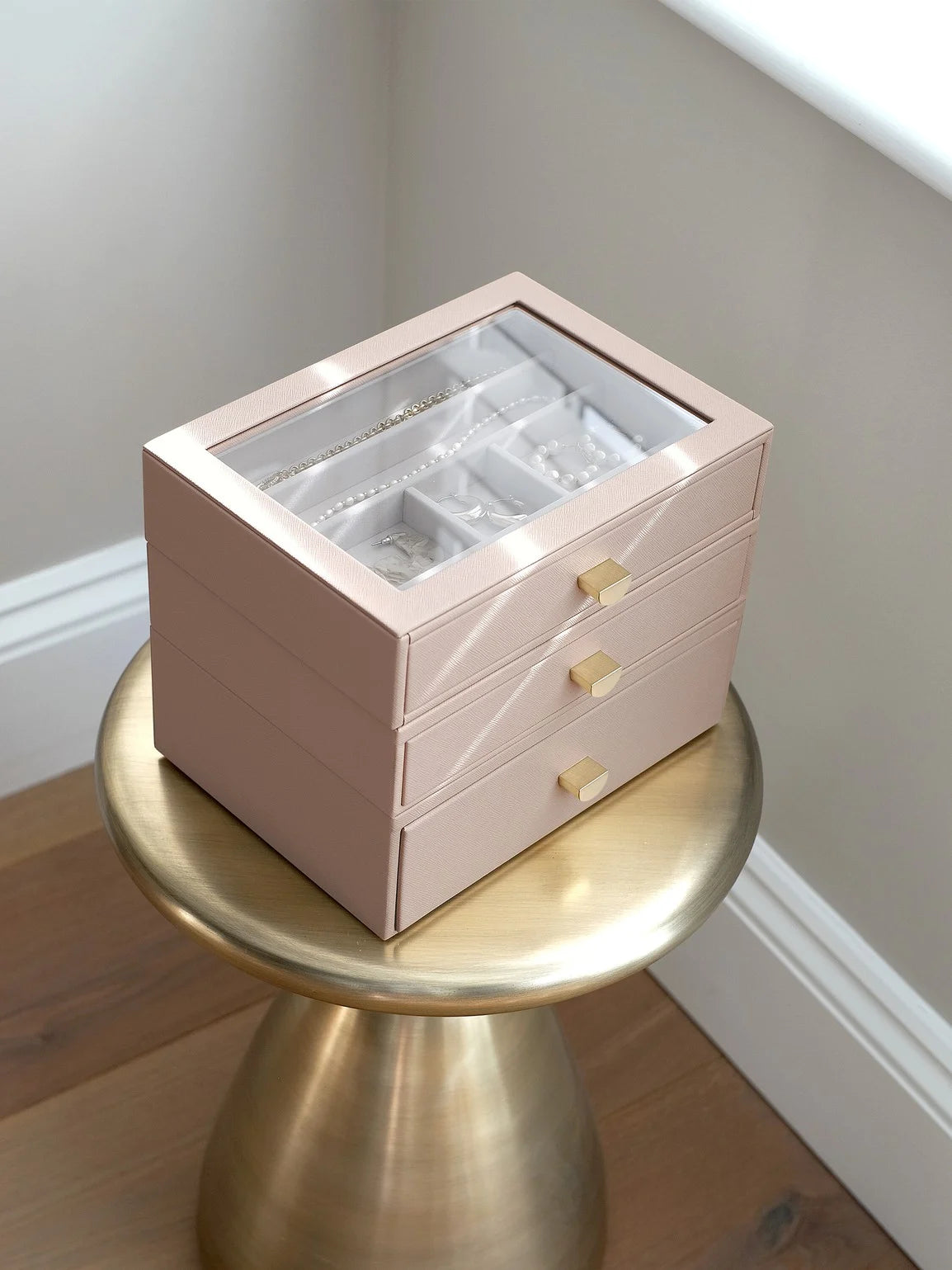 Stackers Klassieke Display Juwelendoos Set van 3 Roze