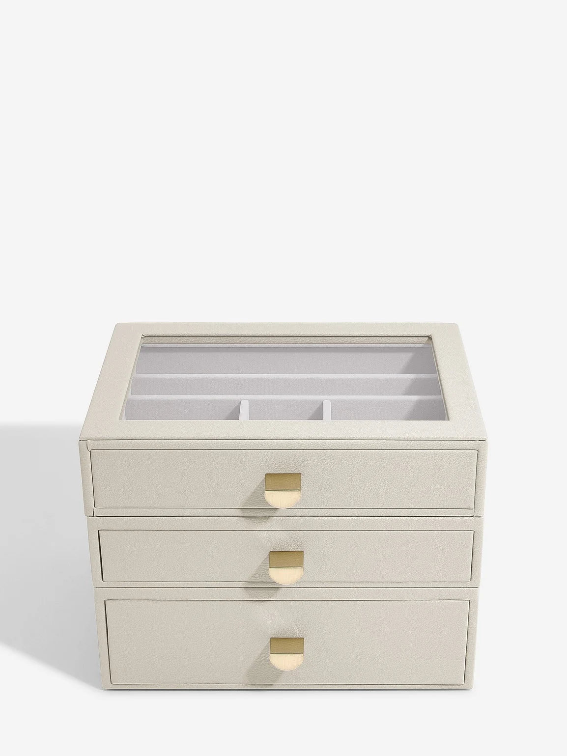 Stackers Klassieke Display Juwelendoos Set van 3 Havermout