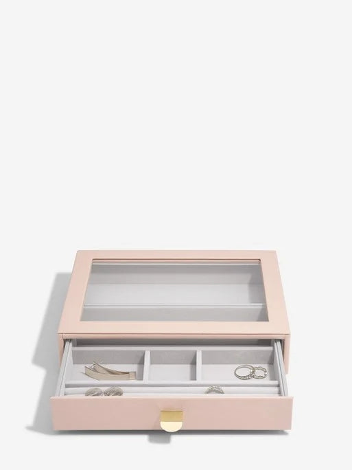 Stackers Classic Display Jewellery Box Set of 4 Pink