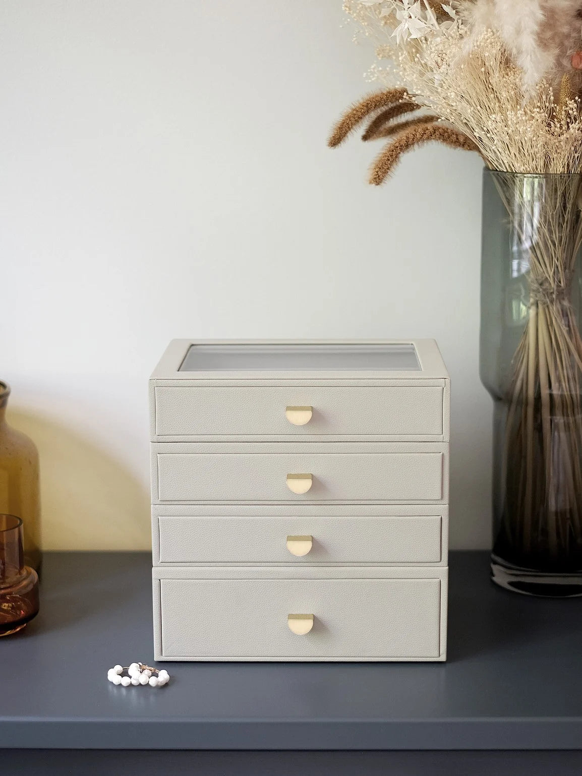 Stackers Klassieke Display Juwelendoos Set van 4 Havermout