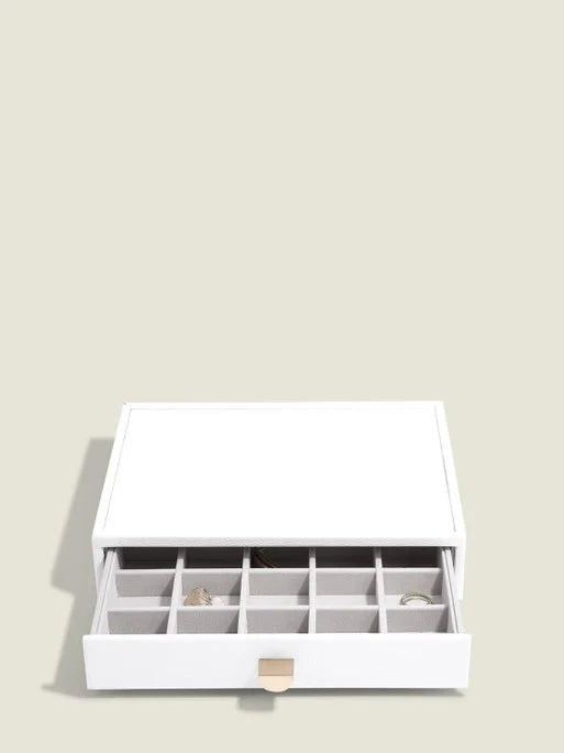 Stackers Classic Display Jewellery Box Set of 4 White