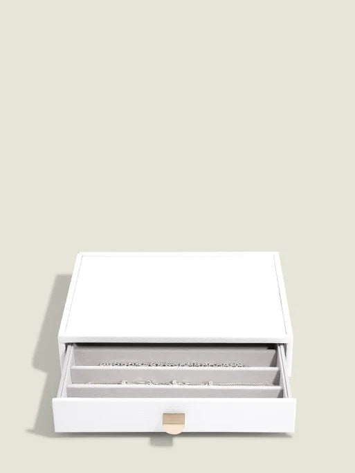 Stackers Classic Display Jewellery Box Set of 4 White