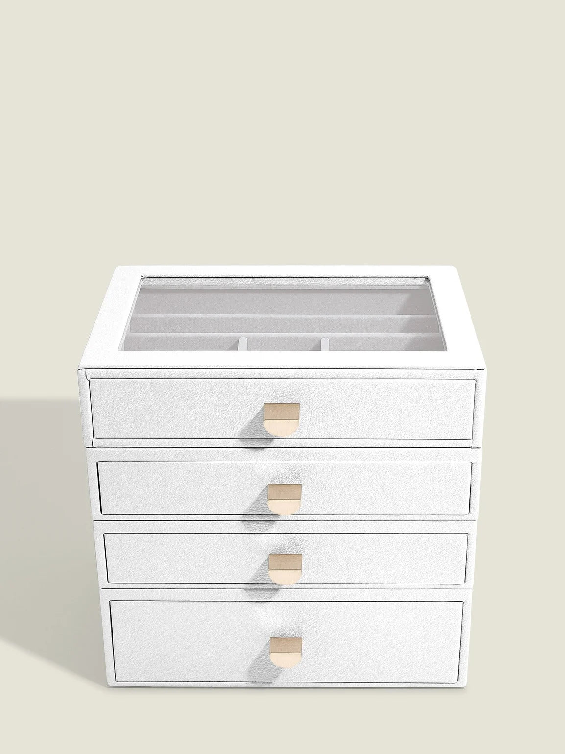Stackers Classic Display Jewellery Box Set of 4 White
