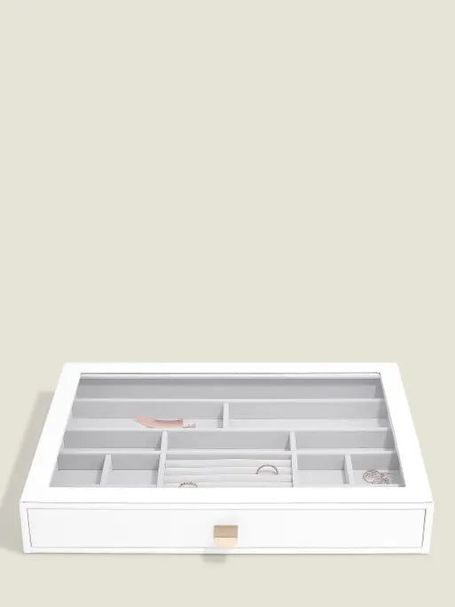 Stackers XL Rings &amp; Bracelets Tray Display White