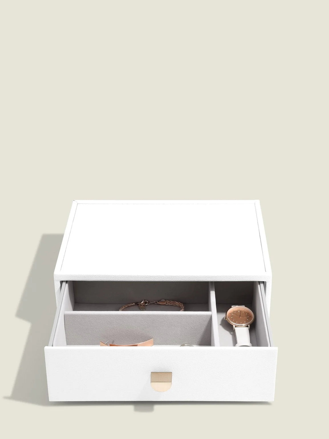 Stackers Classic Display Jewellery Box Set of 2 White