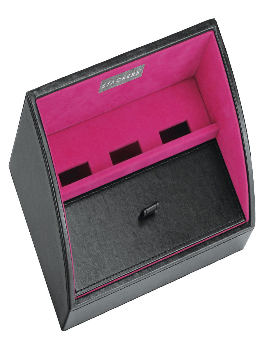 Stackers Oplaadbakje Zwart & Roze