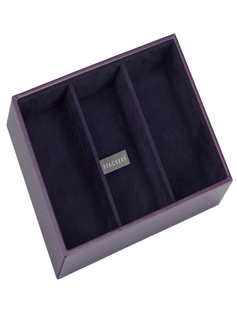 Stackers Horloge & Accessoirelaag voor Klassieke Juwelendoos Paars