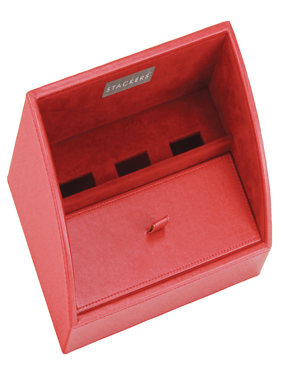 Stackers Oplaadbakje Rood Fluweel