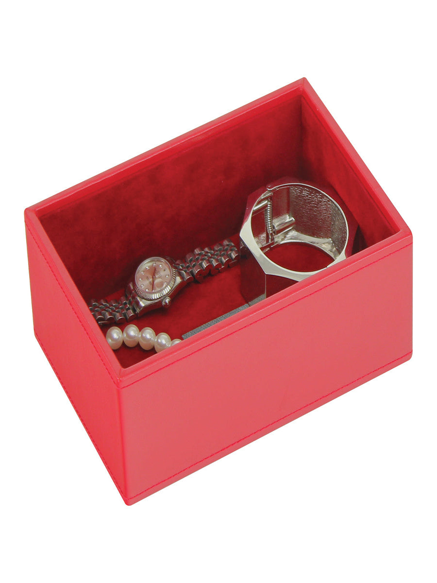 Stackers Mini Horloge & Accessoirelaag Rood